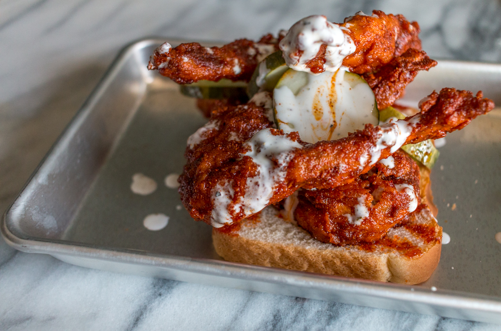 Nashville Hot Fried Frog Legs with Ranch