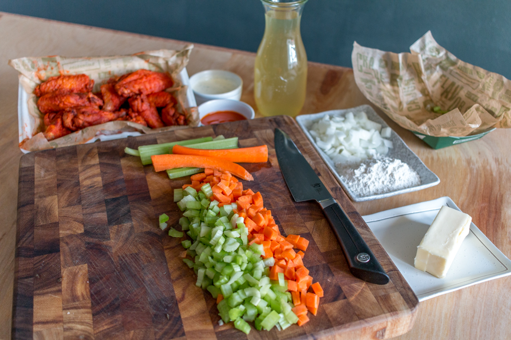 buffalo wing chicken pot pie ingredients