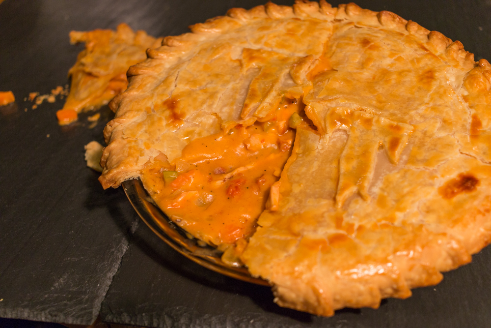 National Pi Day buffalo wing pot pie