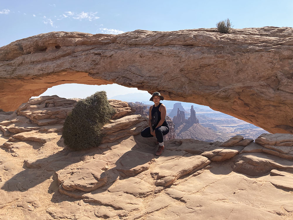 Mesa arch girl