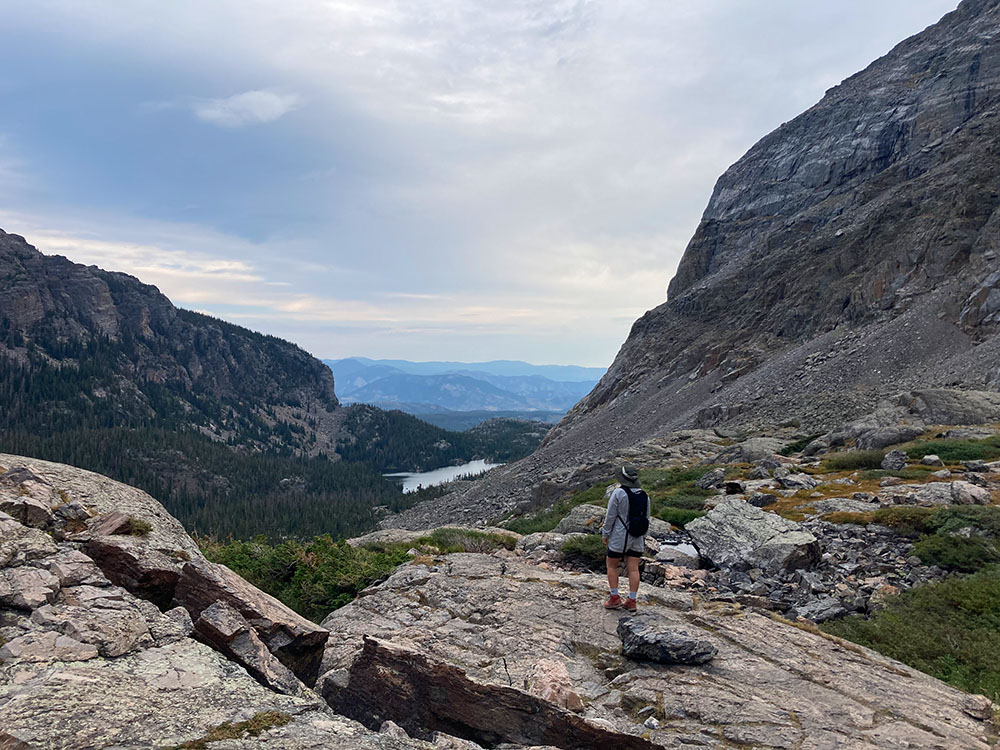 sky pond hike